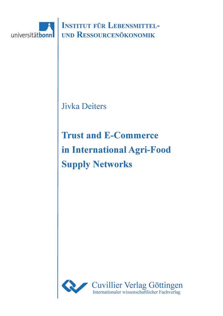 Trust and Ecommerce in International Agri-Food Supply Networks