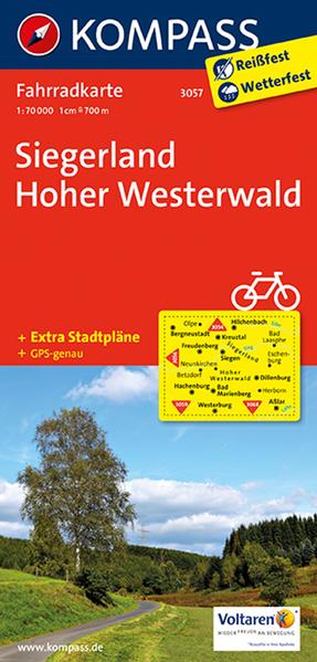 KOMPASS Fahrradkarte 3057 Siegerland Hoher Westerwal 1:70.000