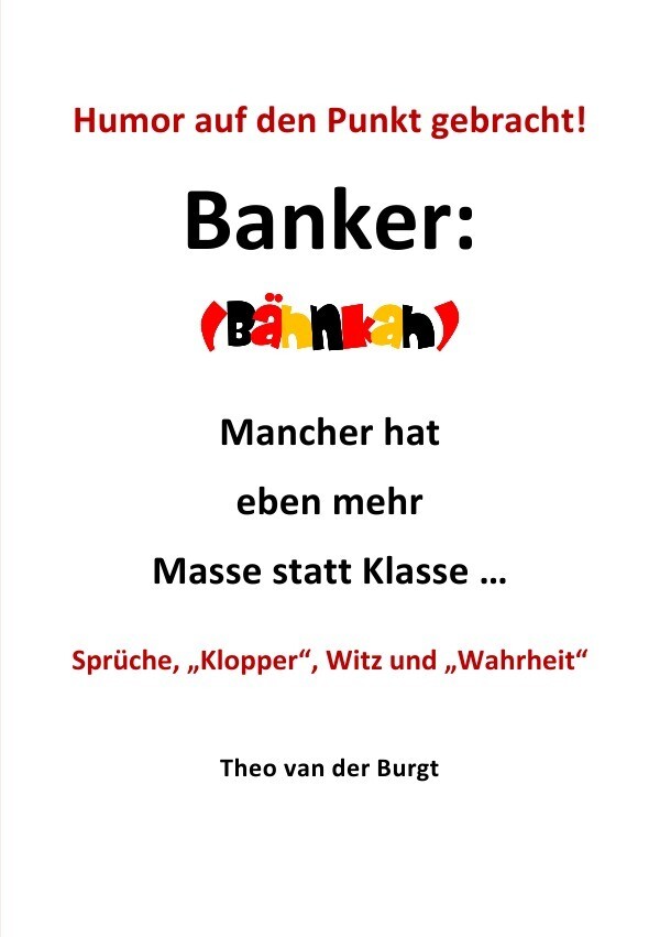 Image of Humor auf den Punkt gebracht - Banker