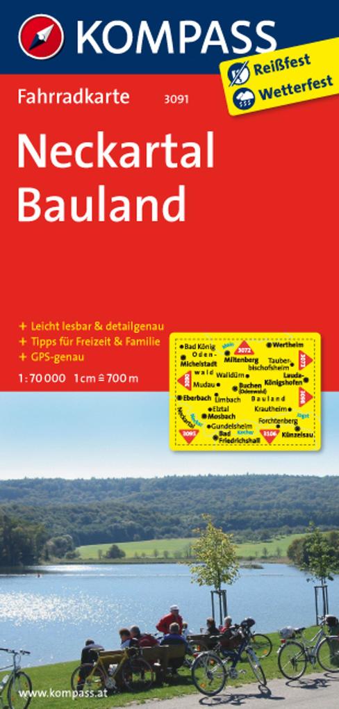 Neckartal - Bauland 1 : 70 000