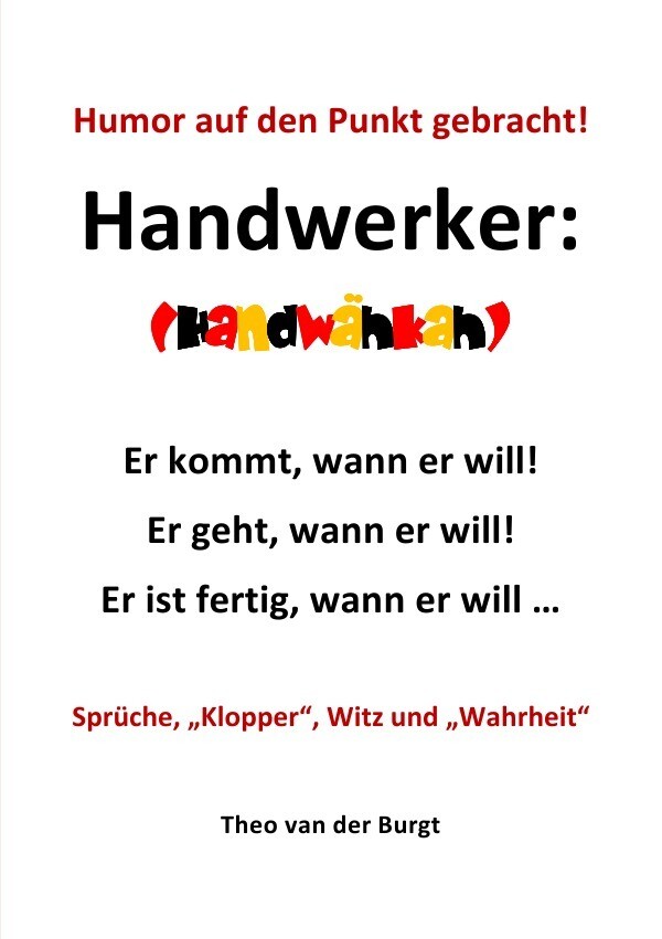 Image of Humor auf den Punkt gebracht - Handwerker