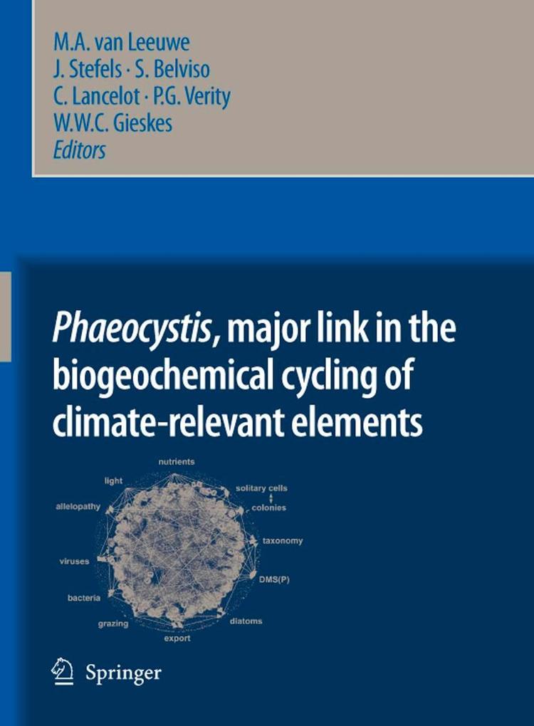 Phaeocystis major link in the biogeochemical cycling of climate-relevant elements