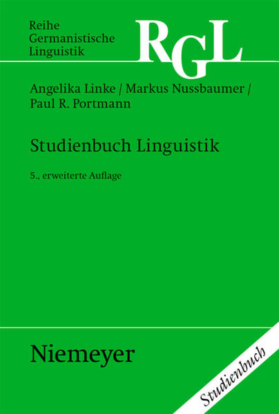 Studienbuch Linguistik - Angelika Linke/ Markus Nussbaumer/ Paul R. Portmann