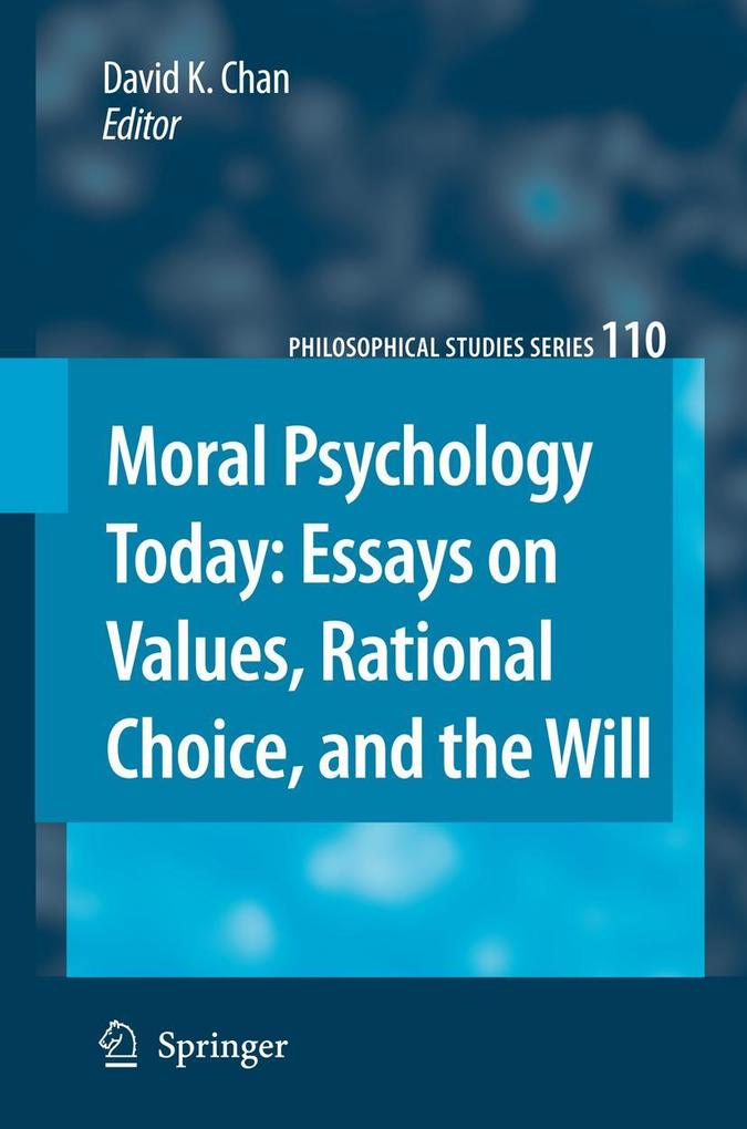 Moral Psychology Today als Buch von