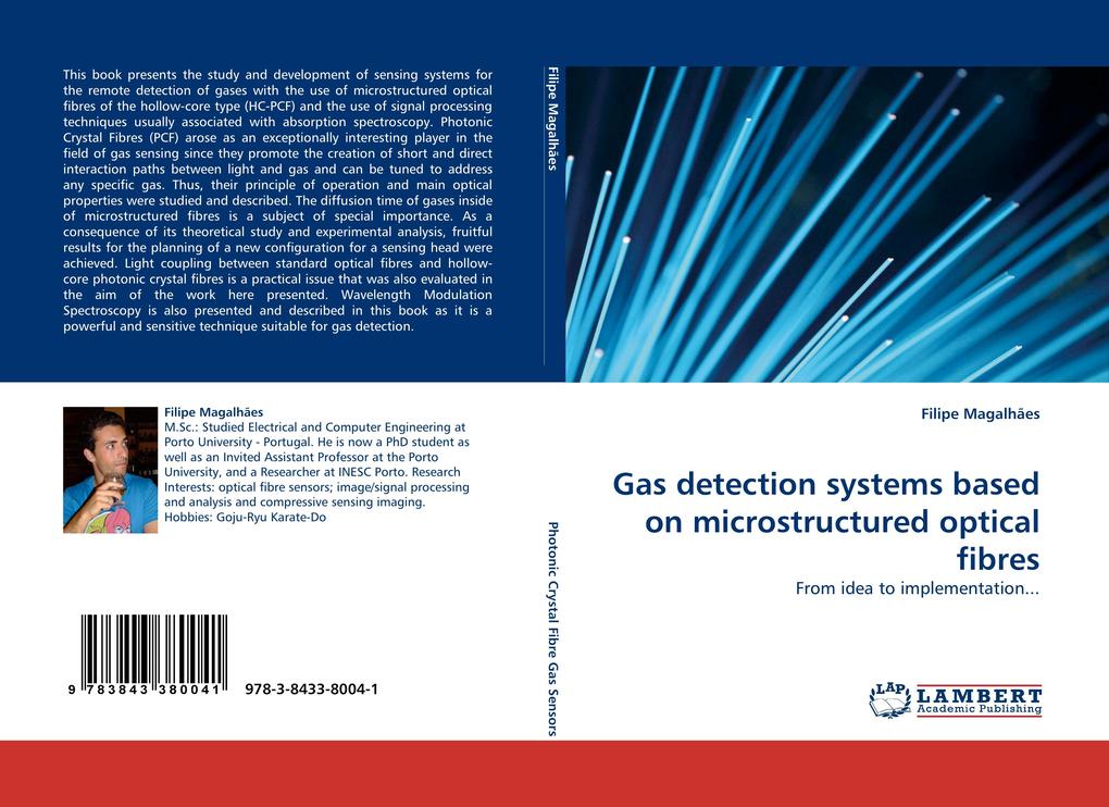Gas detection systems based on microstructured optical fibres