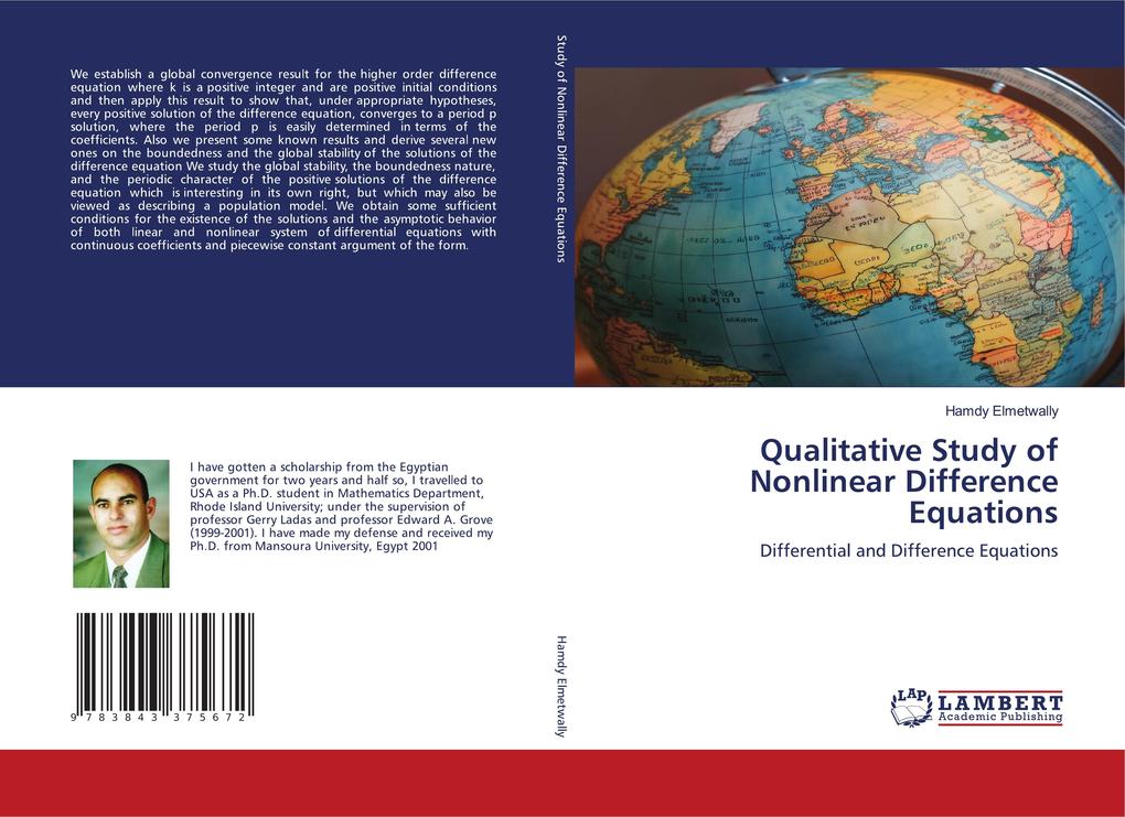 Qualitative Study of Nonlinear Difference Equations