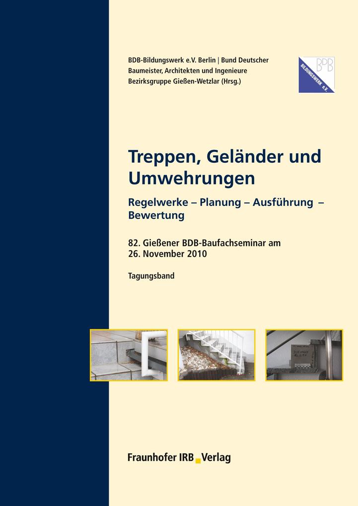 Treppen Geländer und Umwehrungen.