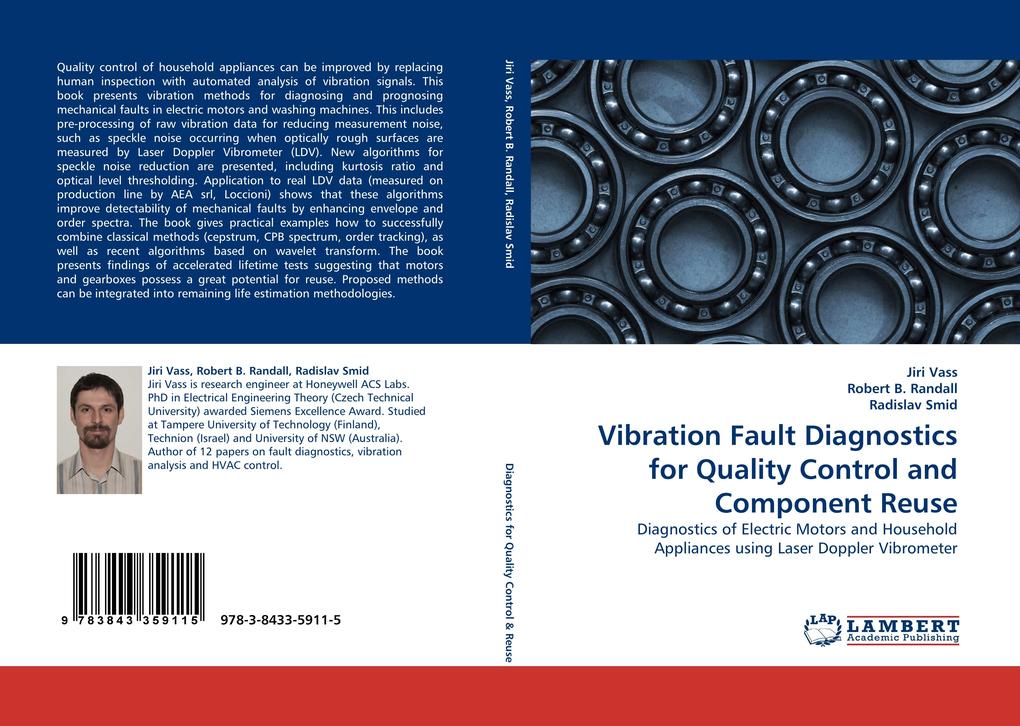 Vibration Fault Diagnostics for Quality Control and Component Reuse