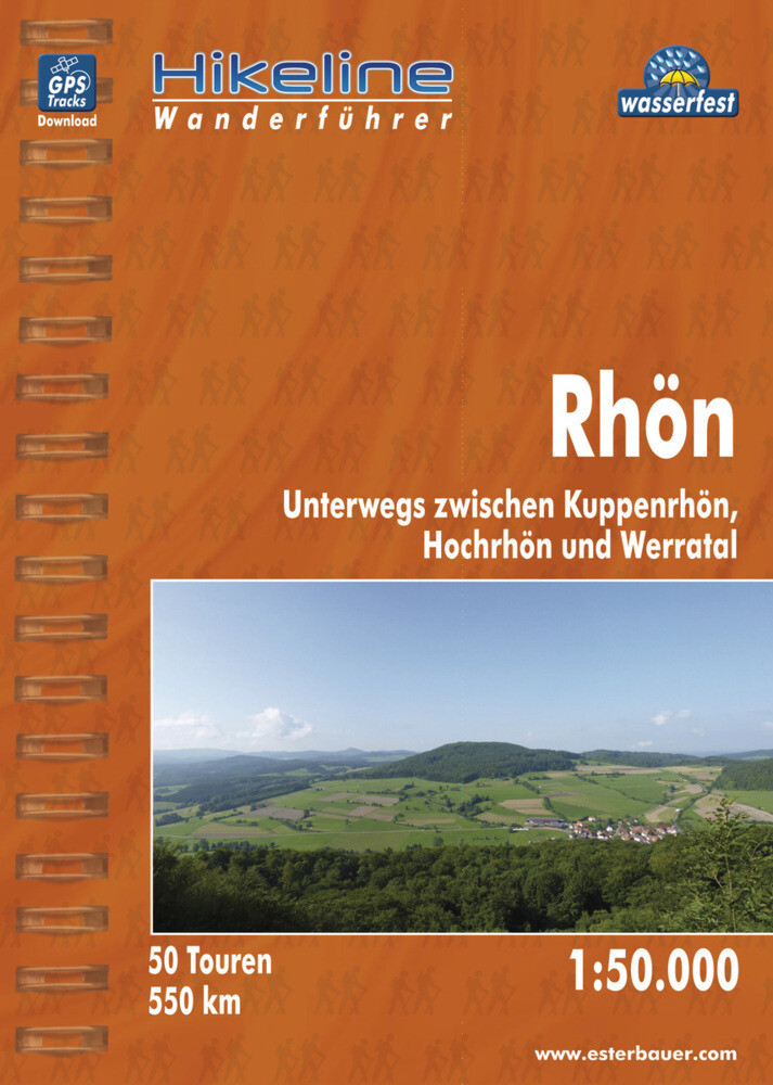 Image of Hikeline Wanderführer Rhön 1 : 50 000