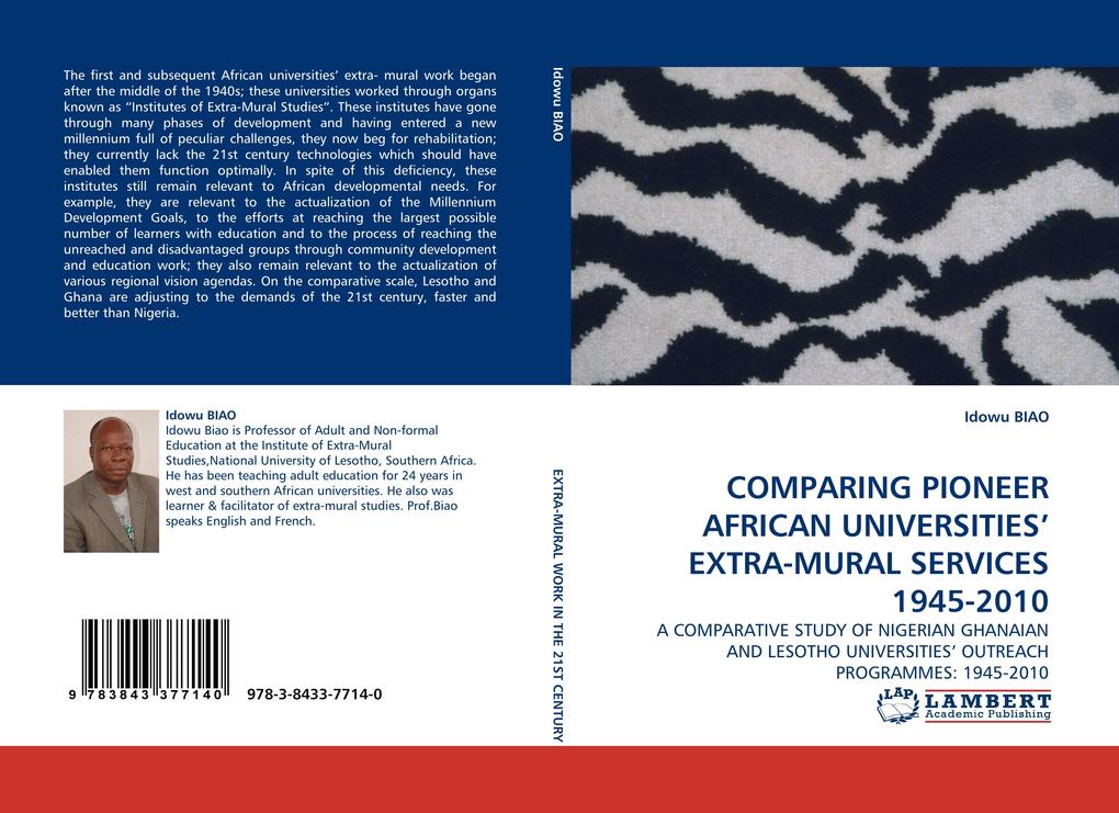 COMPARING PIONEER AFRICAN UNIVERSITIES' EXTRA-MURAL SERVICES 1945-2010