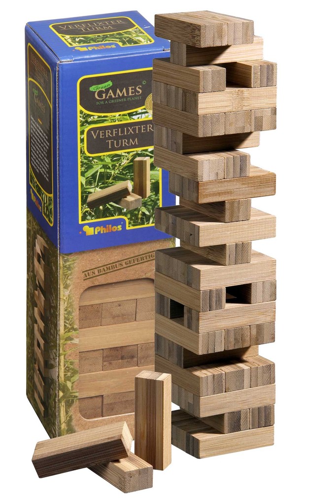 Philos 3260 - Verflixter Turm Wackelturm aus Bambus