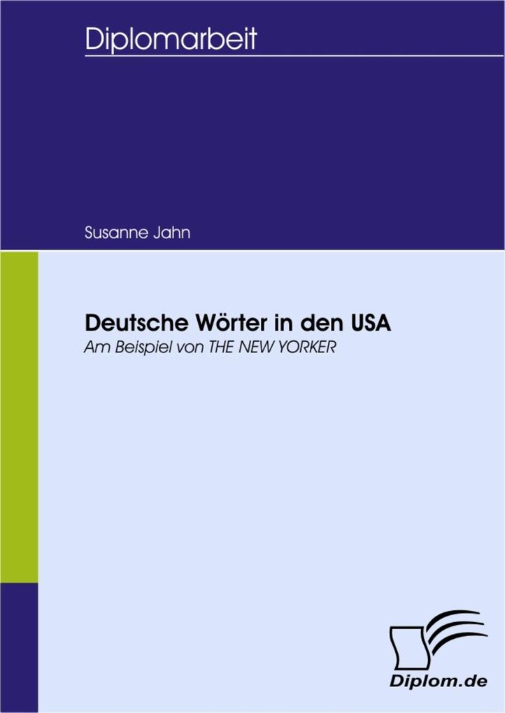 Deutsche Wörter in den USA als eBook Download von Susanne Jahn - Susanne Jahn