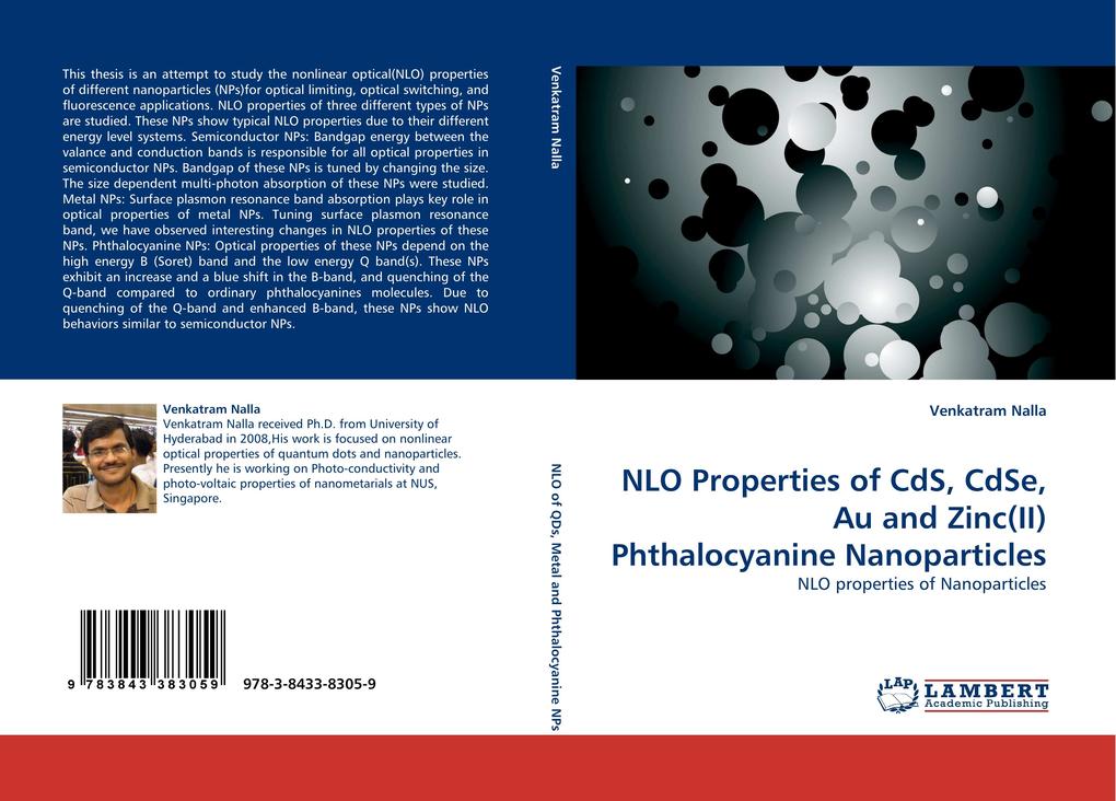 NLO Properties of CdS CdSe Au and Zinc(II) Phthalocyanine Nanoparticles