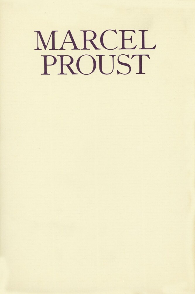 Marcel Proust Bezüge und Strukturen