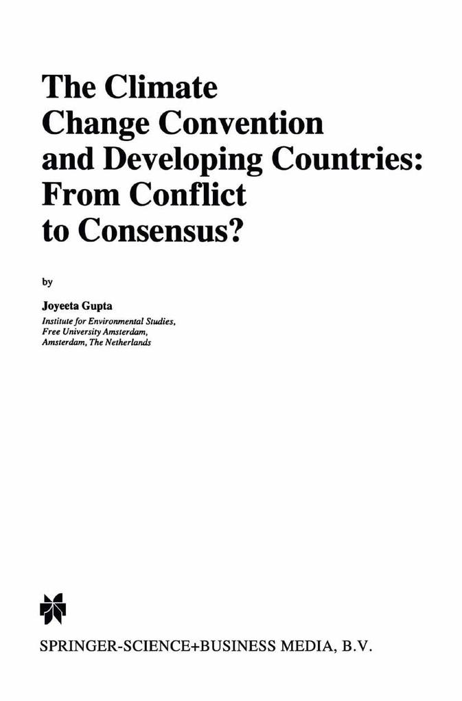 The Climate Change Convention and Developing Countries
