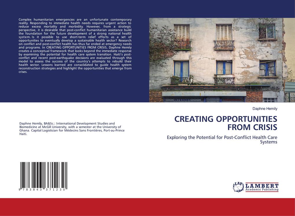 CREATING OPPORTUNITIES FROM CRISIS