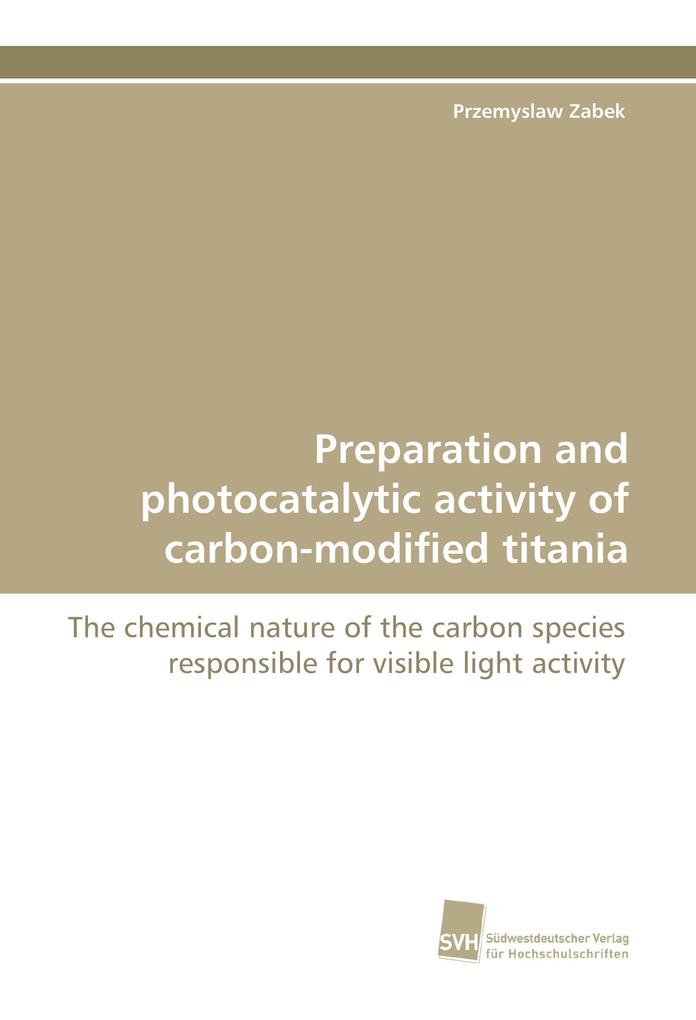 Preparation and photocatalytic activity of carbon-modified titania