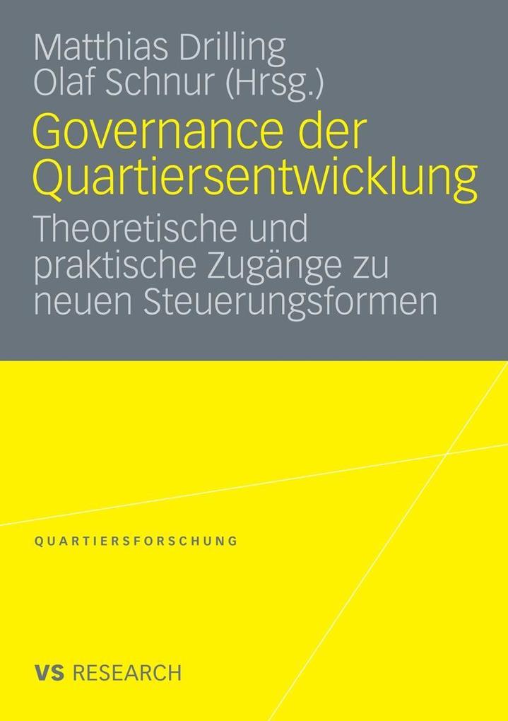 Governance der Quartiersentwicklung