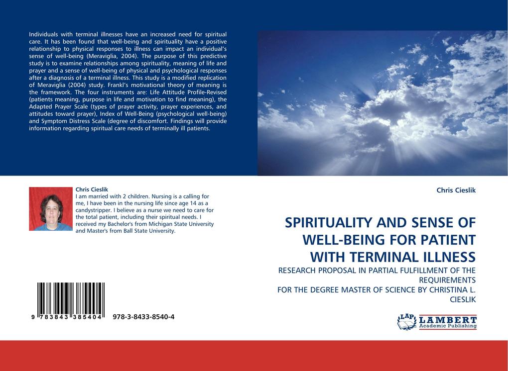 SPIRITUALITY AND SENSE OF WELL-BEING FOR PATIENT WITH TERMINAL ILLNESS