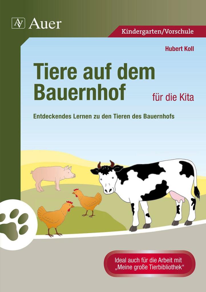 Auer Verlag I.d.aap Lw Tiere Auf Dem Bauernhof Für Die Kita