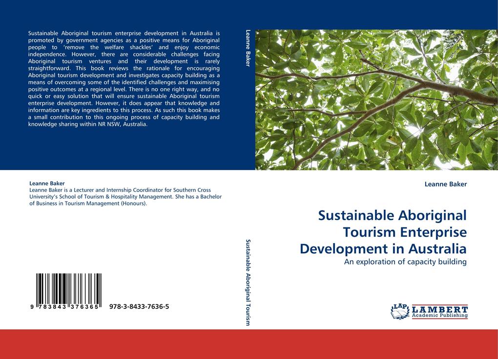 Sustainable Aboriginal Tourism Enterprise Development in Australia