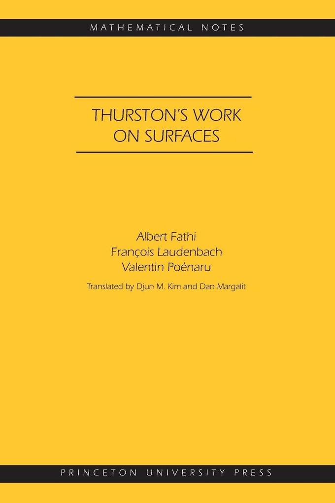 Thurston's Work on Surfaces