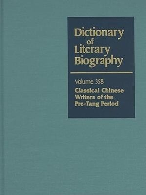 Dlb 358: Classical Chinese Writers of the Pre-Tang Period