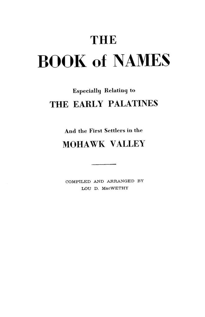 Book of Names