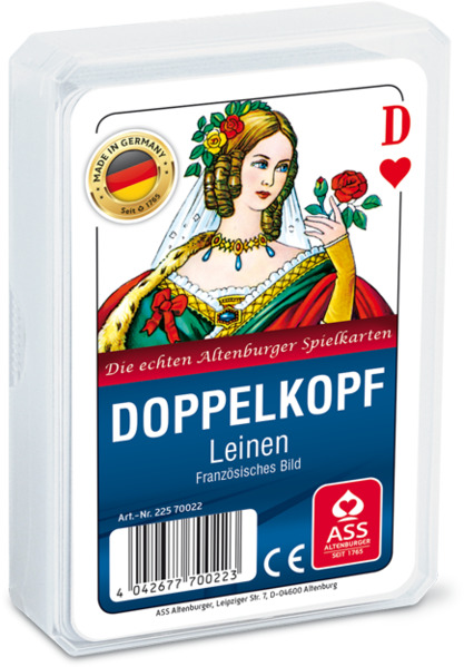 Image of ASS Altenburger Spielkarten - Doppelkopf Leinen französisches Bild