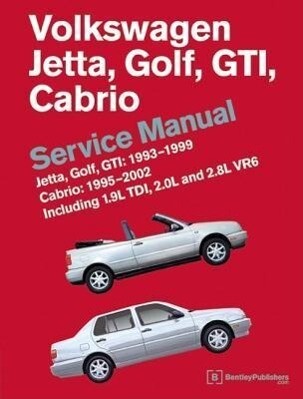 Volkswagen Jetta Golf GTI: 1993 1994 1995 1996 1997 1998 1999 Cabrio: 1995 1996 1997 1998 1999 2000 2001 2002 (A3 Platform) Service Man - Bentley Publishers