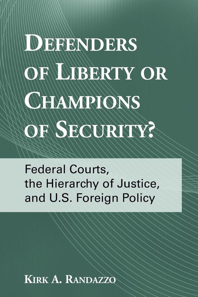 Defenders of Liberty or Champions of Security?