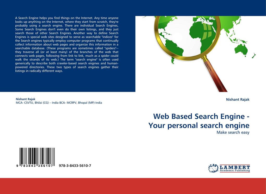 Web Based Search Engine - Your personal search engine