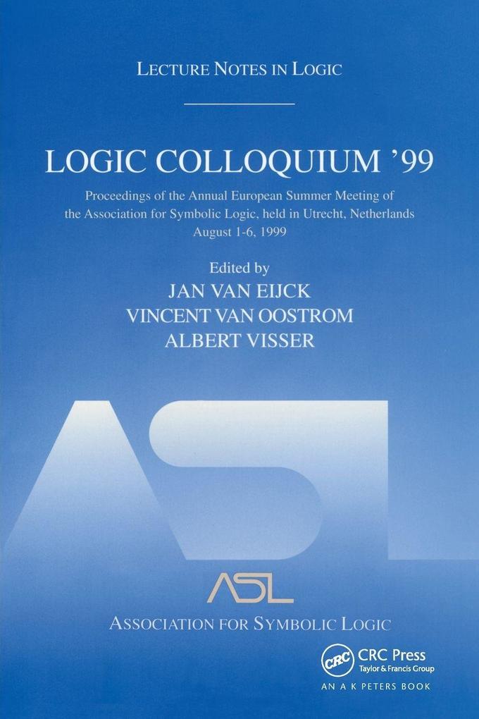 Logic Colloquium '99