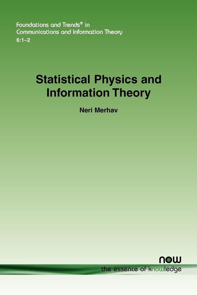 Statistical Physics and Information Theory