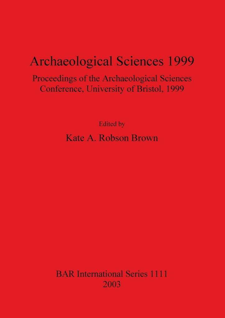 Archaeological Sciences 1999