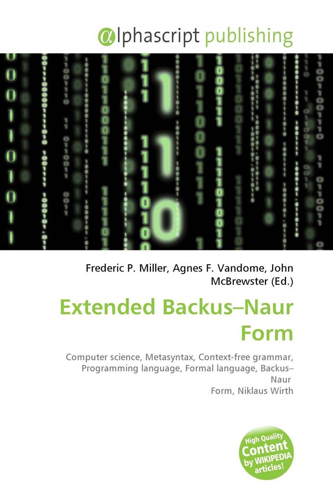 Extended Backus-Naur Form