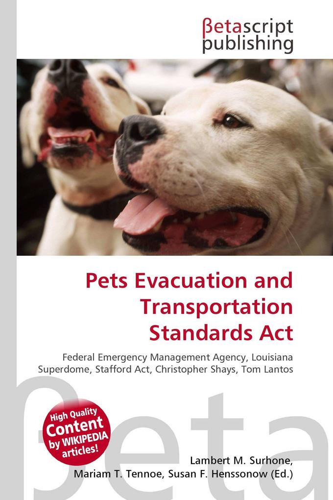 Pets Evacuation and Transportation Standards Act