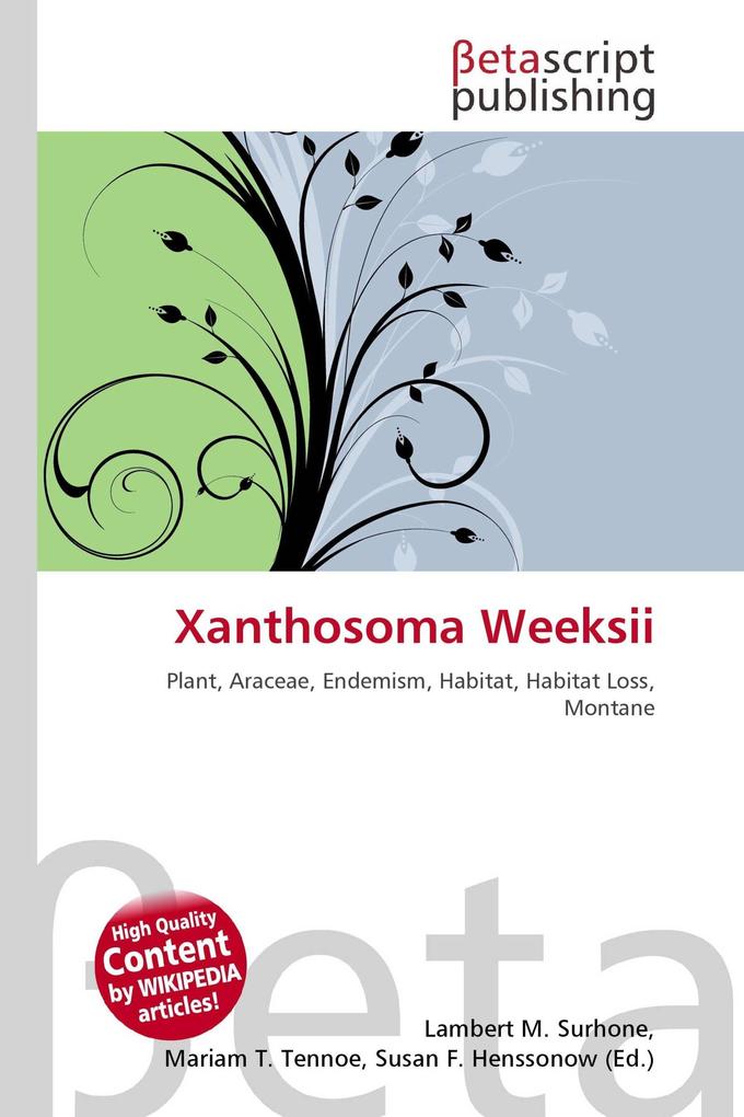 Xanthosoma Weeksii