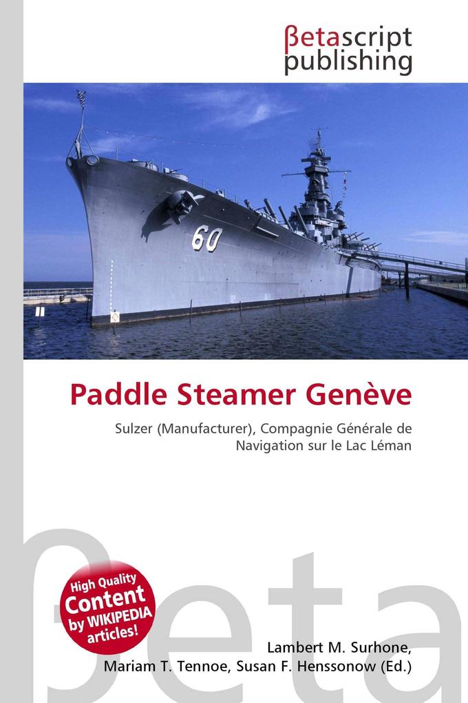 Paddle Steamer Genève