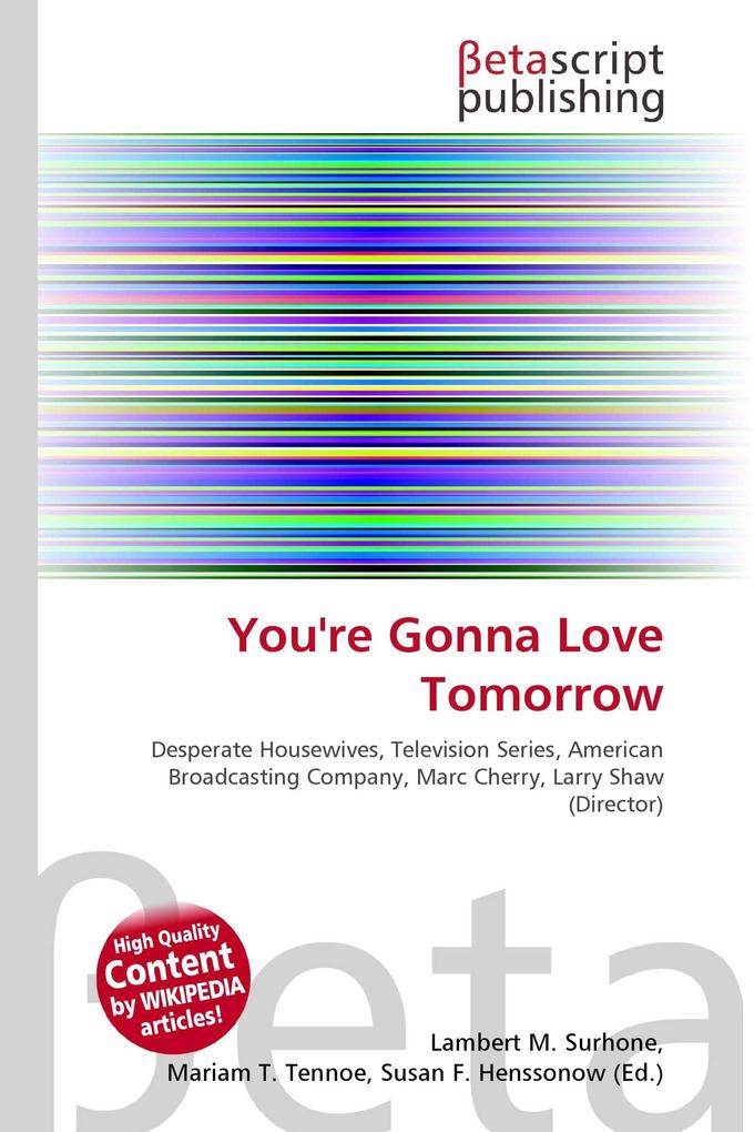 You're Gonna Love Tomorrow