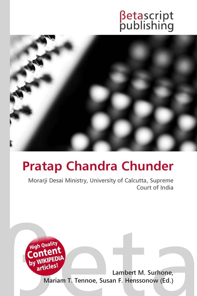 Pratap Chandra Chunder