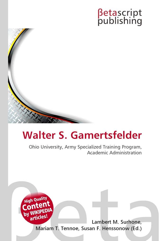 Walter S. Gamertsfelder