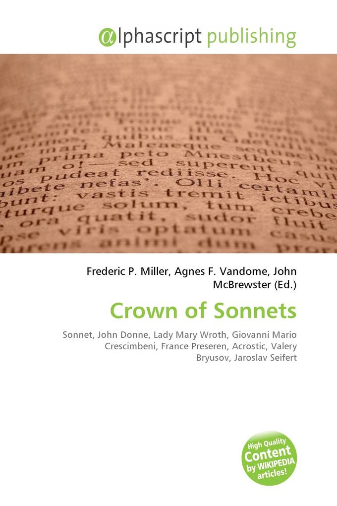 Crown of Sonnets