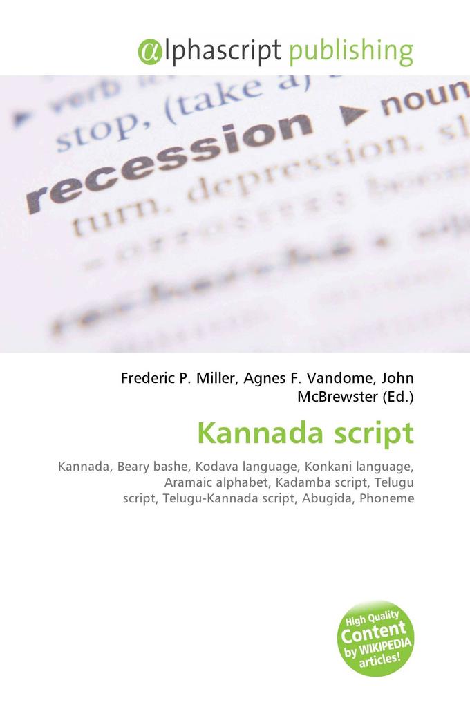 Kannada script