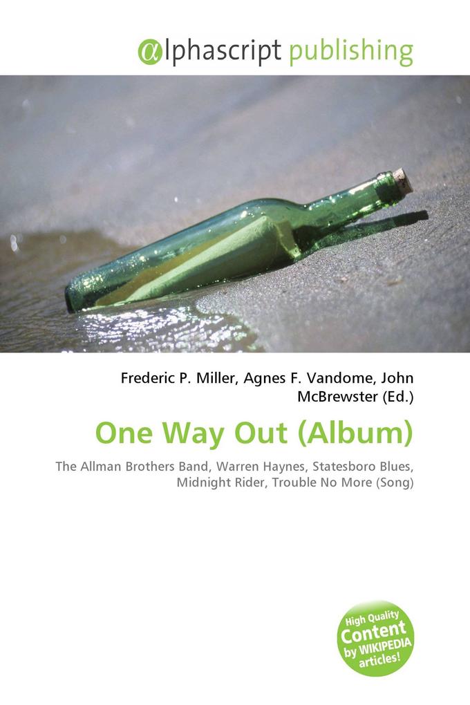 One Way Out (Album)