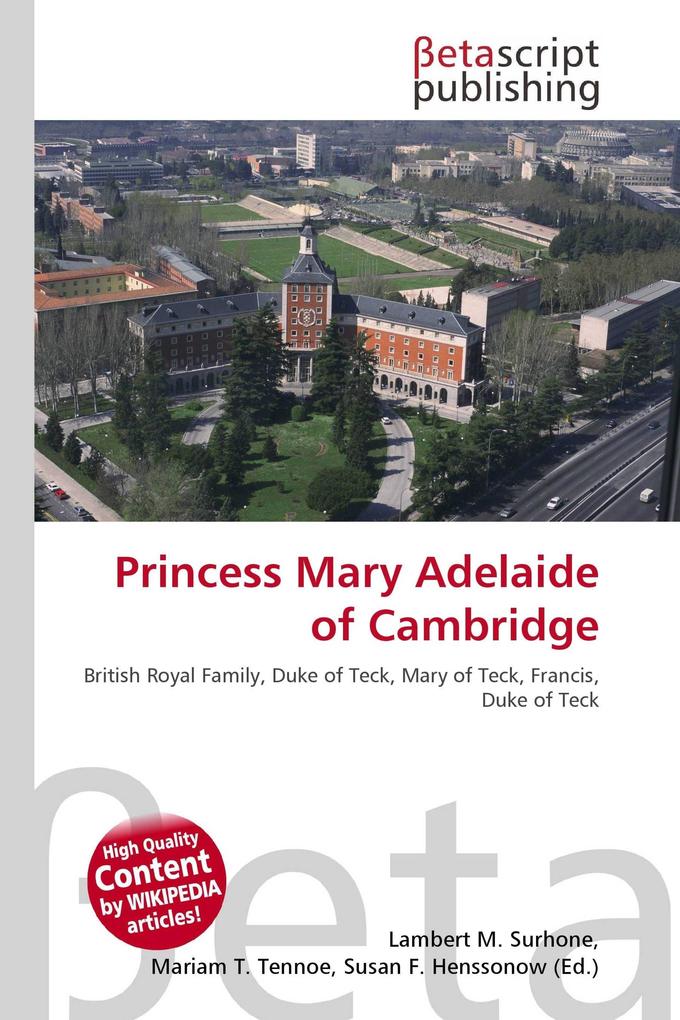 Princess Mary Adelaide of Cambridge