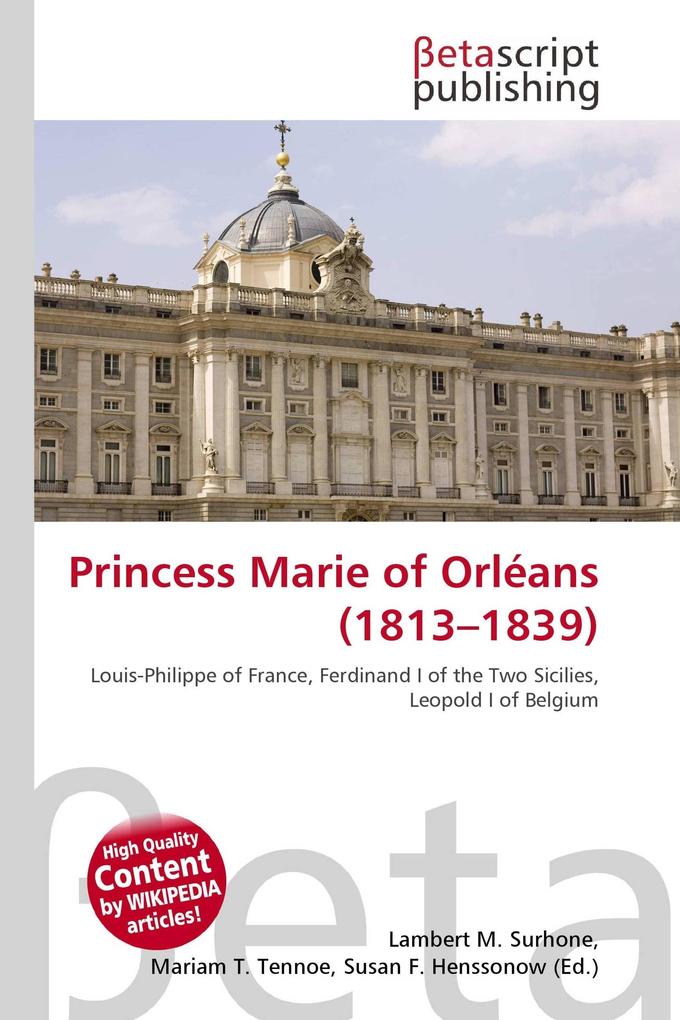 Princess Marie of Orléans (1813-1839)
