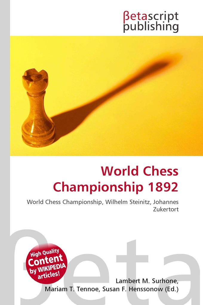 World Chess Championship 1892