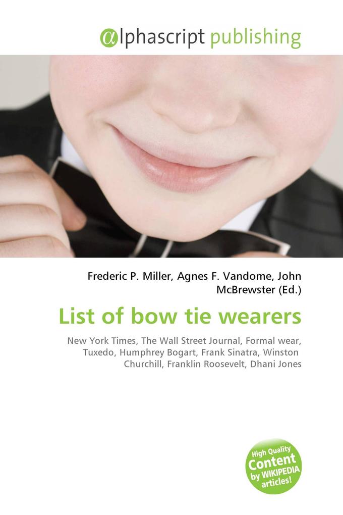 List of bow tie wearers
