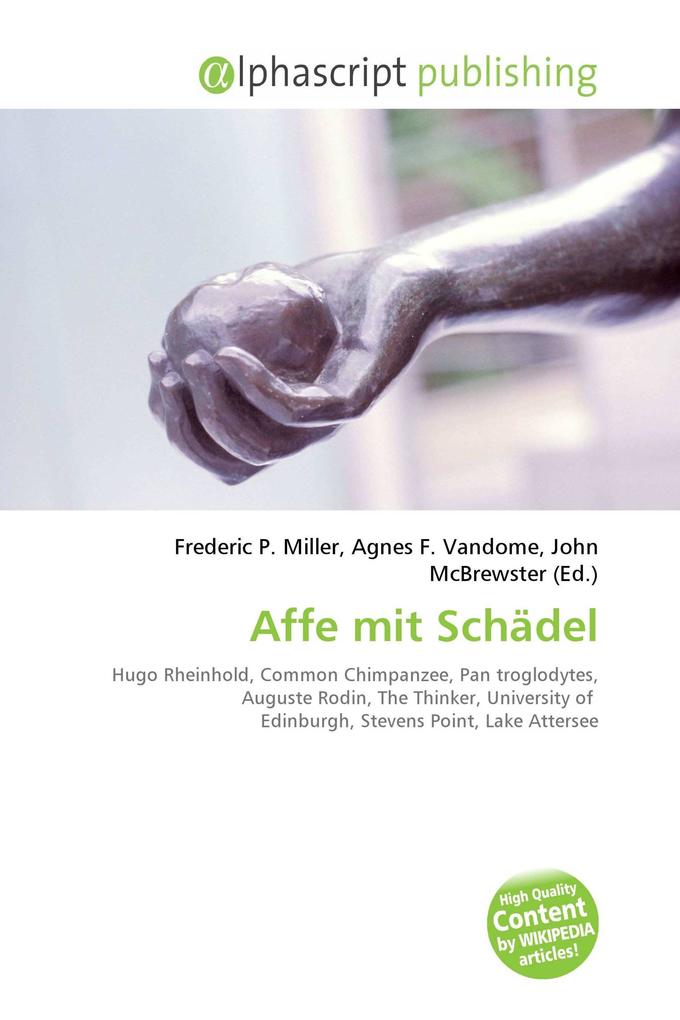 Affe mit Schädel